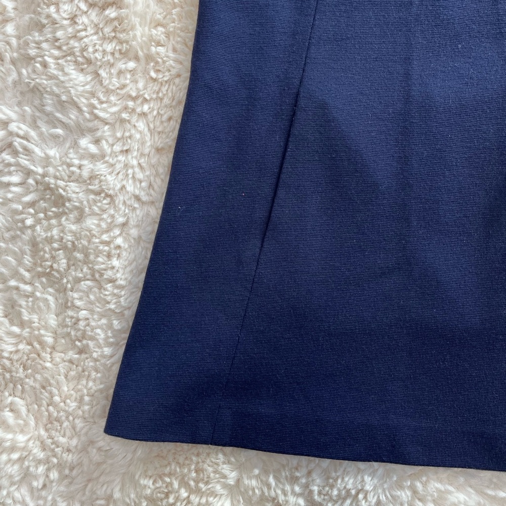 Theory Blue Fitted Blouse with Short Sleeves - Picture 4 of 7